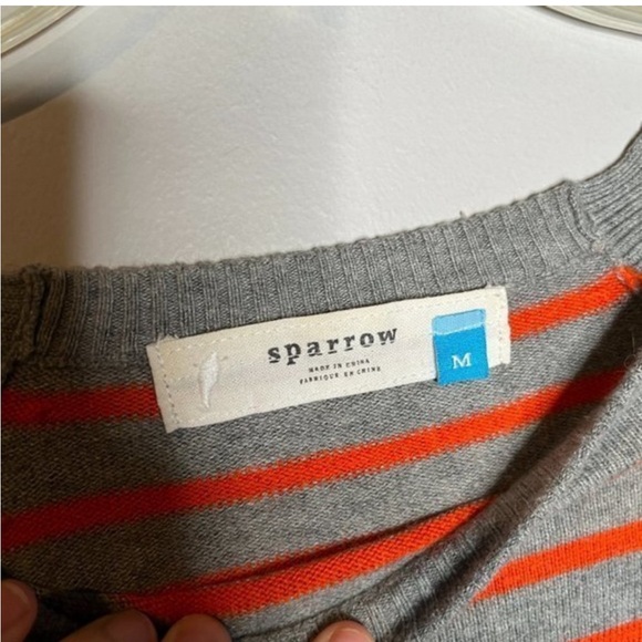 Anthropologie Striped Sparrow Sweater women's medium - Picture 4 of 6
